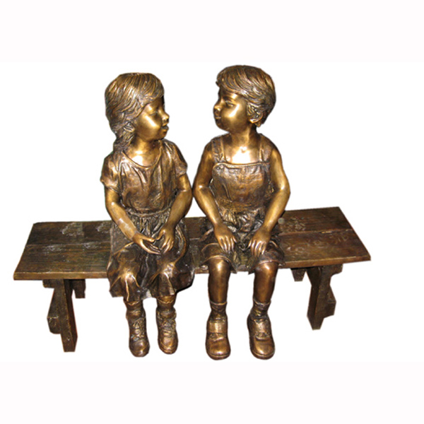 Bronze Kids on Bench Bronze Kids on Bench