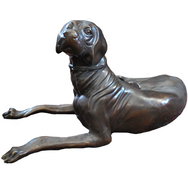 Bronze laying Dog Bronze laying Dog