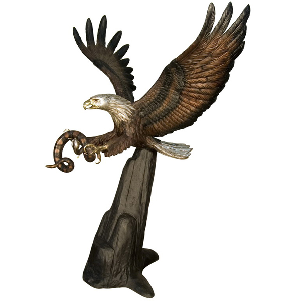 Bronze Eagle with Snake Bronze Eagle with Snake