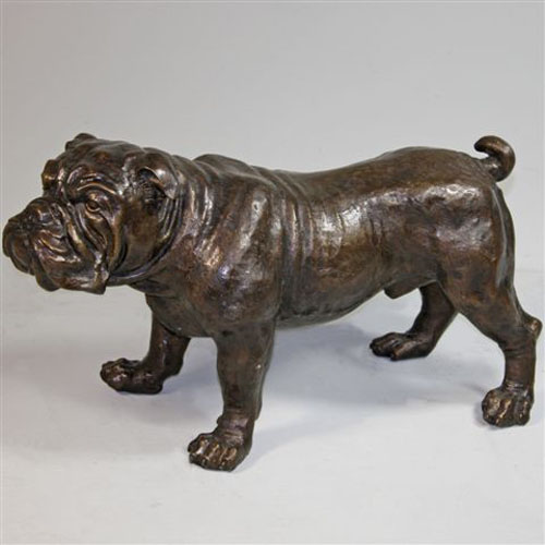 Bronze Standing Bulldog Bronze Standing Bulldog