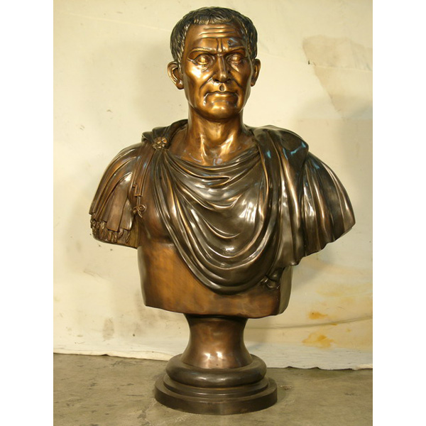 Bronze Julius Caesar Bust Bronze Julius Caesar Bust