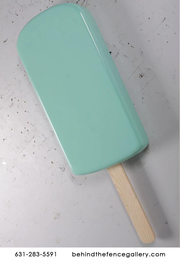 Giant Wall Hanging Mint Ice Cream Popsicle Statue Giant Wall Hanging Mint Ice Cream Popsicle Statue