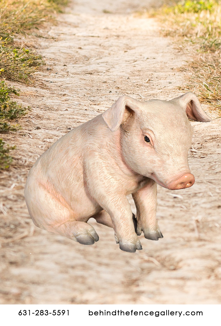 Piglet Statue Sitting Piglet Statue Sitting