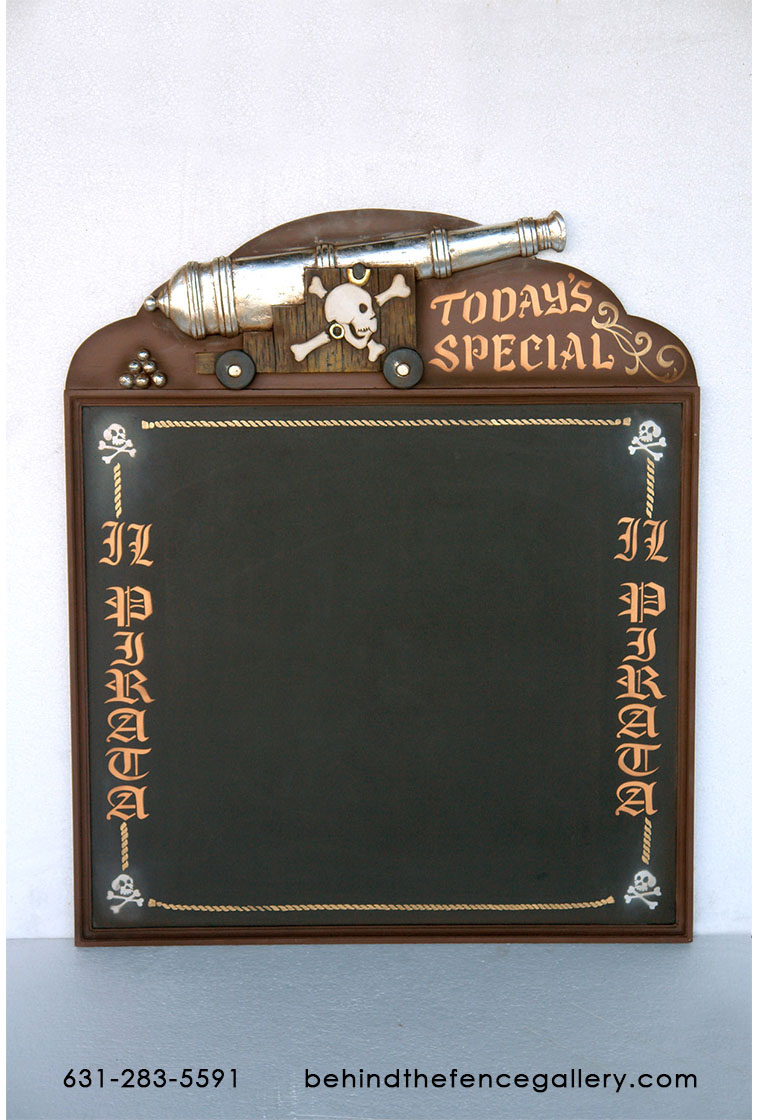 Pirate Menu Board 3ft Pirate Menu Board 3ft