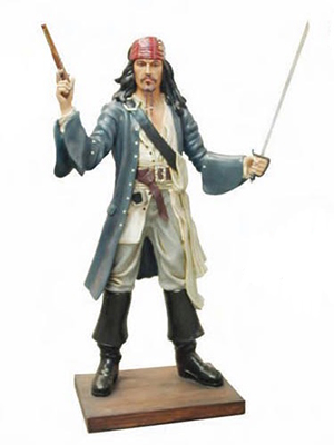 Pirate with Gun 6ft. Pirate with Gun 6ft.