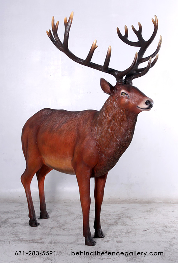 Majestic Red Stag Statue Majestic Red Stag Statue