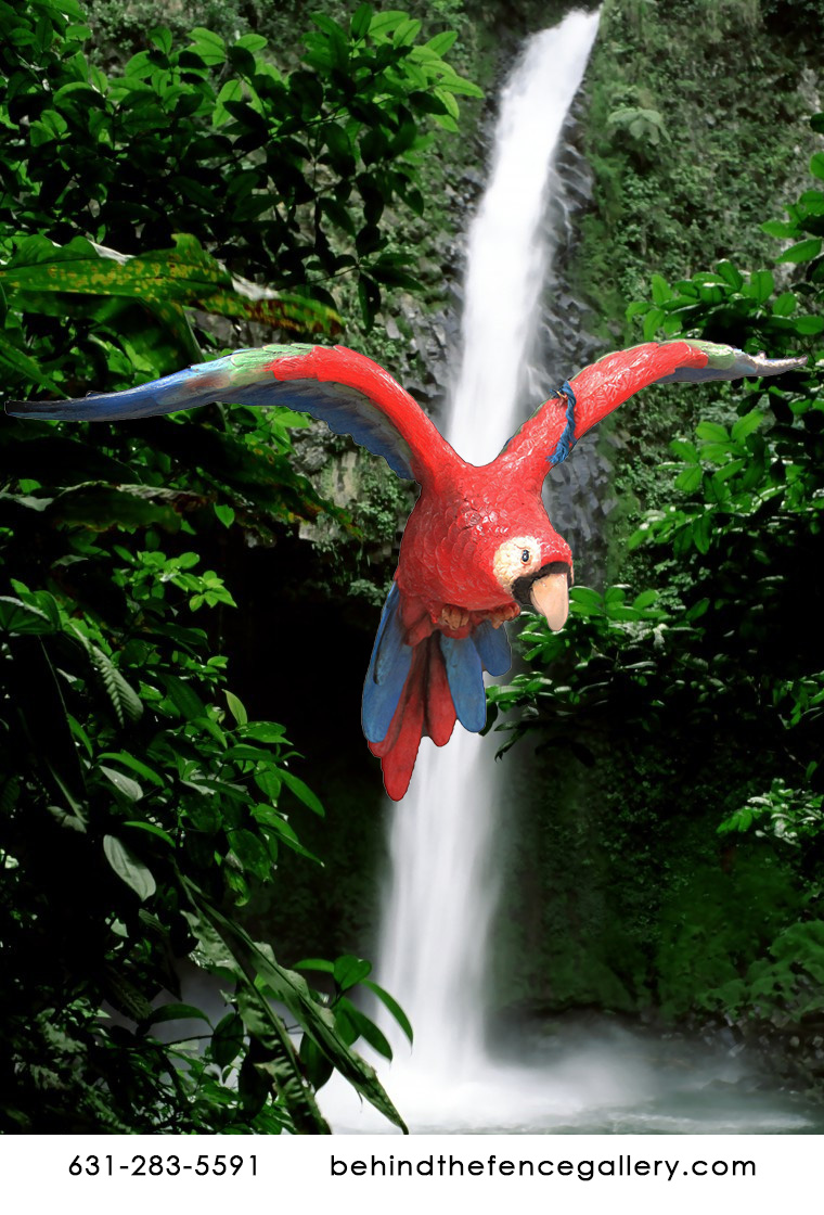 Flying Parrot Statue Flying Parrot Statue