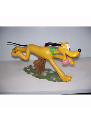 Pluto jumping a fence Pluto jumping a fence