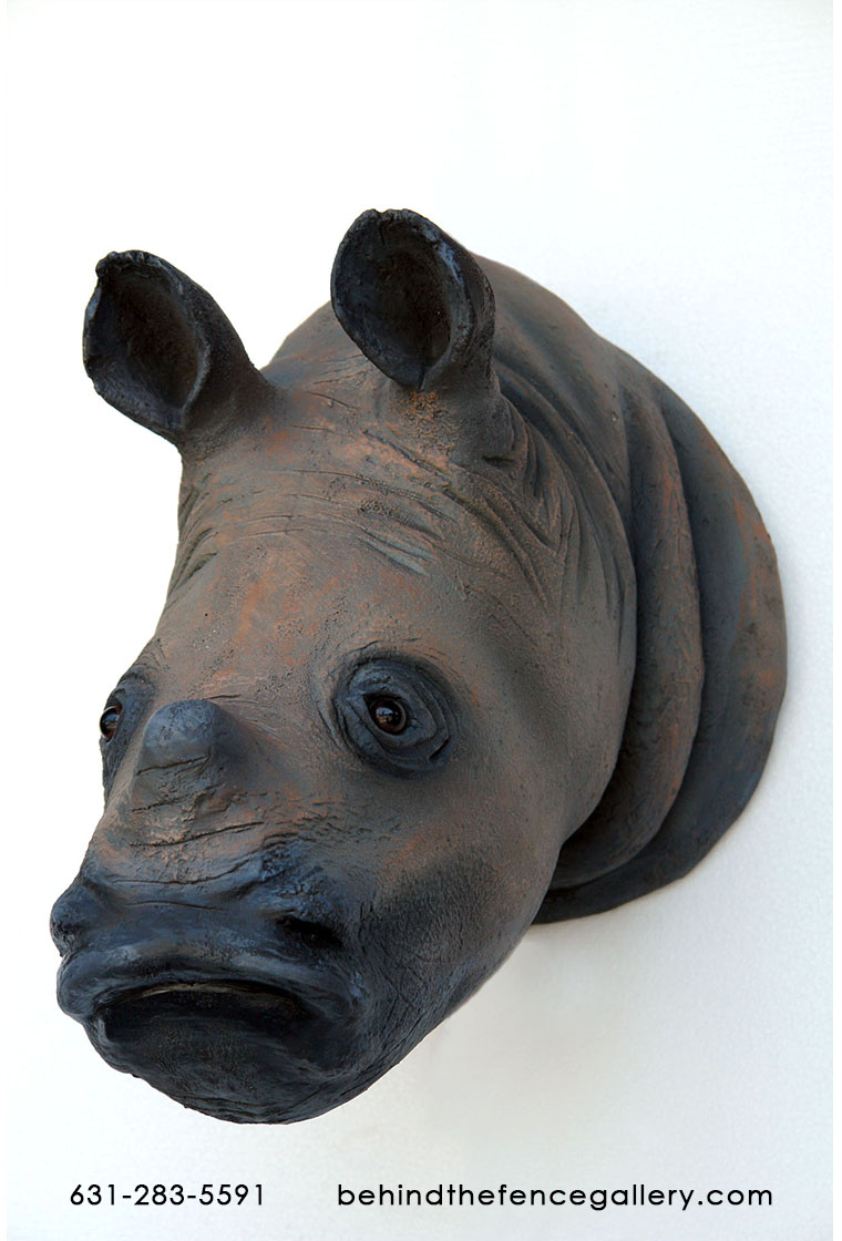Rhinoceros Head Wall Mount Rhinoceros Head Wall Mount