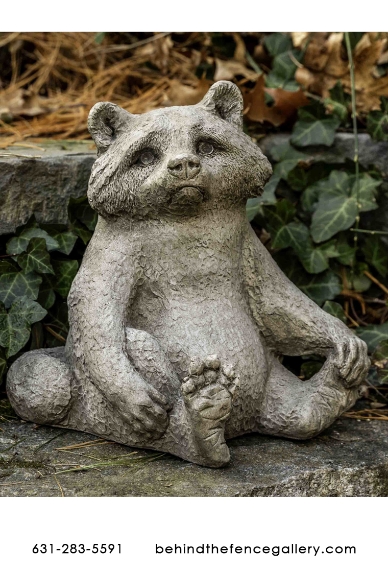 Ricky Raccoon Stone Statue Ricky Raccoon Stone Statue