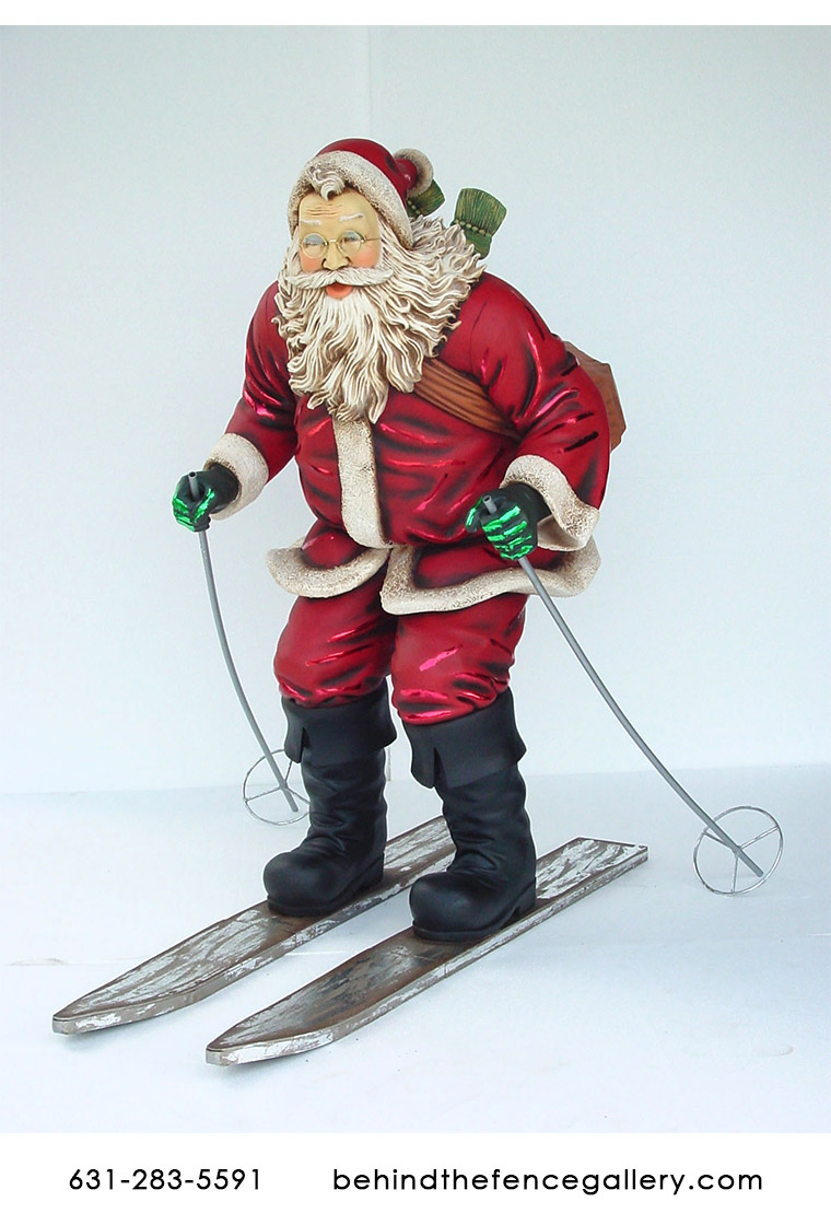 6 ft. Santa Skiing Statue 6 ft. Santa Skiing Statue