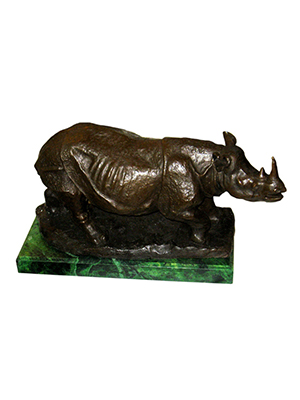 Bronze Small Rhino Bronze Small Rhino