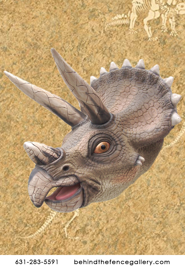 Triceratops Head Wall Mount Triceratops Head Wall Mount