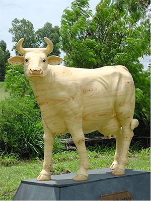 Wood Cow (with or without Horns) Wood Cow (with or without Horns)